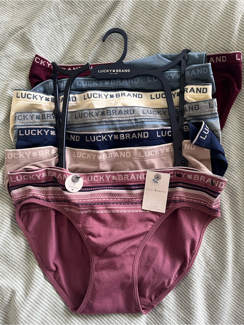 Lucky Brand Women’s multi color Bikini Briefs - 6-Pack